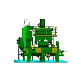 Дробеметная установка для очистки проволоки PMW-DXW3-22